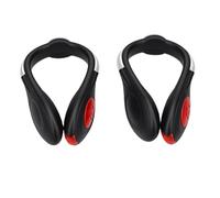 SUNGOOYUE Luci LED per Scarpe da Corsa, Luci per Scarpe da Corsa Ricaricabili Tramite USB per Uomo Donna con Batteria da 200 mAh Fissa in modalità Flash Rapido per Notturna in (Rosso)