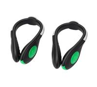 SUNGOOYUE Luci LED per Scarpe da Corsa, Luci per Scarpe da Corsa Ricaricabili Tramite USB per Uomo Donna con Batteria da 200 mAh Fissa in modalità Flash Rapido per Notturna in (Green)