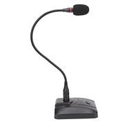 SUNGOOYUE Microfono per Conferenze Professionale a Collo di Cigno, Materiale ABS, Pickup Direzionale a Forma di Cuore, 60Hz-16KHz, con Cavo da 6,35 Mm, Protezione Antivento