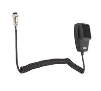 SUNGOOYUE Microfono Radio CB di Ricambio, Altoparlante in Materiale ABS PU a 4 Pin con Comunicazione Audio Chiara, per Walkie Talkie Cobra Car CB Bidirezionale