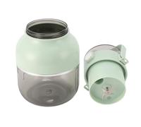 SUNGOOYUE Mini Frullatore Portatile Ricaricabile per Bevande Salutari in Viaggio, Tazza per Spremiagrumi USB Wireless da 500 Ml per Viaggiatori e Appassionati di Fitness (GREEN)