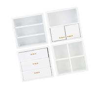 SUNGOOYUE Mini Mobili per il Guardaroba in Legno Squisiti (WHITE)