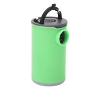 SUNGOOYUE Mini Pompa D'aria, Portatile Ricaricabile Tramite USB con 5 Ugelli D'aria e Luce di Emergenza, per Divano Letto Gonfiabile, Giocattolo da Piscina per Barche (GREEN)