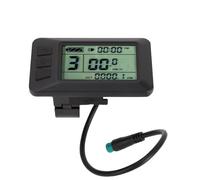 SUNGOOYUE Misuratore di Display LCD in Bici Elettrica, Pannello di Visualizzazione del Protocollo OMD n. 1 24V 36V 48V con Connettore a Prova di Acqua a 5 Perni Schermata Trasparente per