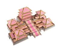SUNGOOYUE Modello di Casa 3D Modello della Casa, Bricoking Puzzle of Children, Promuove abilità Pratiche e capacità di Osservazione