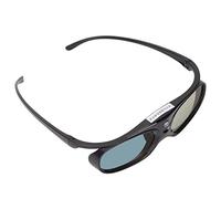 SUNGOOYUE Occhiali 3D, Oculari LCD HD 1080P con Batteria Al Litio Ricaricabile e Ampio Angolo di Visione di 178°, per Proiettori DLP, e altr (BLACK)