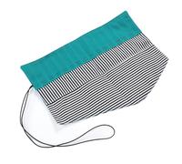 SUNGOOYUE Organizer per Arrotolare L'uncinetto, Tessuto Oxford Pieghevole Portatile, Porta Ferri da Maglia Arrotolati, per Uso Domestico (GREEN)