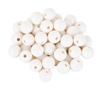 SUNGOOYUE Perline Acriliche Tonde Confezione da 1000 (WHITE) | Perline acriliche multicolori per bomboniere colori vivaci, confezione da 1000 pezzi, foro da 1,5 mm, bracciali multicolori