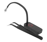 SUNGOOYUE Pinzette con Luce, Colla da 1 Secondo Polimerizzazione Rapida Collo di Cigno Regolabile a 180° Pinzette per Estensione Ciglia Leggere per Innesto LED per Salone di Bellezza