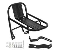 SUNGOOYUE Portapacchi Anteriore in Alluminio, Compatibile con Mountain Bike e Biciclette Stradali, Porta Bagagli per Viaggi e Spesa, Accessorio da Ciclismo con Accessori di Installazione