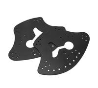 SUNGOOYUE Premium -Paddle a Mano per Silikon Resistenza Migliorata, Pinne a Mano Regolabili Set Piatto, Aiuti di Allenamento per Il Nuoto Ideale per Gli Atleti (M)