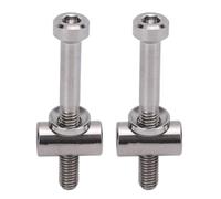 SUNGOOYUE Premium Ti Letre M5X40mm Bike Post Vite con Design Estetico Integrato per Comodi Accessori per Bici per Avventure a Lunga Distanza (Ti Colore)