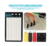 SUNGOOYUE Prototipo PCB Pran Skin per Testare il Circuito - 1660 Fori Easy Circuit Installazione del Circuito Senza Saldatura Adeguata Porzione di Pane di Prova, Prototipo di Pane