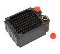 SUNGOOYUE Radiatore di Raffreddamento Ad Acqua da 80 Mm con 8 in Ottone, Porta Filettata G1/4, Design a Doppio Strato per PC e Server di Piccole Dimensioni, di Dissipazione del Calore con Alette