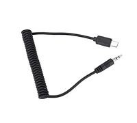 SUNGOOYUE RM-VPR1 3,5 Mm/2,5 Mm Cavo di Rilascio Dell'otturatore Elastico per A7III A9, Cavo Arrotolato per gli Appassionati di Fotografia A6500 (#1)
