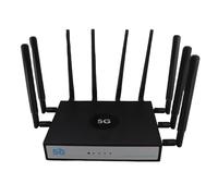 SUNGOOYUE Router WiFi 6 CPE, Router Wireless Dual Band 5G NR SA NSA con Slot per Scheda SIM, per Videoconferenze di Gioco e Intrattenimento (Spina europea)