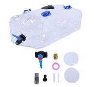 SUNGOOYUE Sacca d'Acqua, Borsa per L'Acqua Portatile in PVC da 30 Galloni, Contenitore per Acqua Trasparente per Campeggio All'aperto di Emergenza