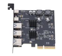 SUNGOOYUE Scheda di Espansione USB3.2 GEN2, Scheda di Espansione PCIE 4X Ad Alta velocità con 3 Porte di Tipo A e 2 di Tipo C, velocità di Trasferimento di 10 Gbps per Dispositivi Esterni