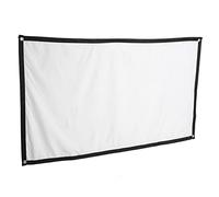 SUNGOOYUE Schermo per Proiettore da 84 Pollici, Angolo di Visione Ultra Ampio, Display Cinematografico Ad Alta Definizione, Adatto a Varie Occasioni, Rafforzamento delle Relazioni Familiari, Fibra