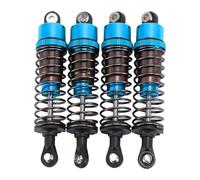 SUNGOOYUE Set di 4 Ammortizzatori RC, Smorzatori di Olio Idraulico in Lega di Alluminio per 1/10 Fuori Strada per Auto RC (Blue)