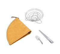 SUNGOOYUE Set di Accessori per il caffè, Kit di Versamento Portatile con Portafiltro per caffè, Bollitore, Beccuccio, Cucchiaio e Borsa per la Conservazione, per Viaggi, Campeggio,