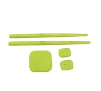 SUNGOOYUE Set di Batteria Elettronico Portatile, Tecnologia di Rilevamento del Movimento 3D, realtà Virtuale, per i Principianti per Bambini Adulti, Compatto e Leggero (verde (GREEN)