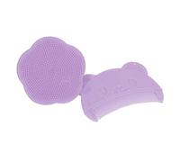 SUNGOOYUE Set di Pennelli per il Cuoio Capelluto da 2 Pezzi, Morbido Pennello da Bagno in Plastica in Silicone in Silicone Comodo Strumento da Bagno Cuoio Capelluto Adatto per l'acquisto di Bambini