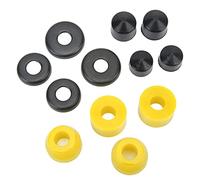 SUNGOOYUE Set di Smorzamento per Boccole per Skateboard, Parte di Ricambio per Boccole per Skateboard 90A in PU per Skateboard a 4 Ruote(Giallo)