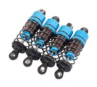 SUNGOOYUE Set di Smorzatori di Shock Rc, 4pcs in Lega di Olio in Lega di Alluminio 1/10 Aggiornamento delle Sospensioni in per Auto Rc Fuori Strada (BLUE)