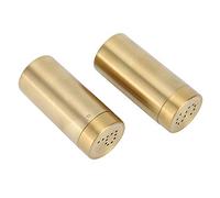 SUNGOOYUE Set Saliera, Dispenser per Barattoli in Acciaio Inossidabile 2 Pezzi 90 Ml con Coperchi P e S Compatti, Leggeri, Facili da Agitare, per Piano di Lavoro e Armadietto della