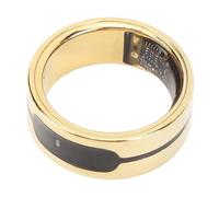 SUNGOOYUE Smart Ring Fitness Tracker, Ceramica Acciaio Inossidabile Sonno Temperatura Corporea Conteggio Passi Controllo Touch, con Analisi dei Dati (13 ID: 22,2 mm/0,87 pollici, circonferenza: 69,7)