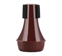 SUNGOOYUE Sordina per Tromba, Silenziatore per Tromba in Plastica Sordina per Pratica con Spugna Ad Alta Densità per Giocatori Principianti Tromba Piccola (BROWN)