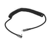 SUNGOOYUE Stretchble USB C a USB C Cavo PD100W Ricarica 20 Gbps 8K 60Hz Cavo di Dati Caricati a Molla a Doppia Testa per IOS 15 Tablet Notebook, Supporto OTG (C maschio a c maschio 3d gomito)
