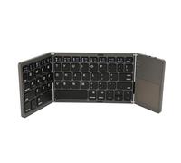 SUNGOOYUE Tastiera Pieghevole Wireless Touchpad Carica USB BT3.0 Tastiera Portatile Sottile e Leggera per il Sonno Automatico per Laptop