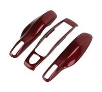 SUNGOOYUE Tasto Auto FOB COVER COVER CHIAVE FOB Protettore Shell Case di Sostituzione Custodia Facile Installazione Design Elegante Durevole Materiale ABS con Protezione Completa per 911 (CHERRY