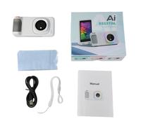 SUNGOOYUE Telecamera Wi-Fi da Esterno, Videocamere 13Mp Messa a Fuoco Automatica Touch Screen da 4 Pollici Effetti Ai Doppio Obiettivo per Fotografia Viaggi Vlogging Telecamera Wi-Fi da Esterno,