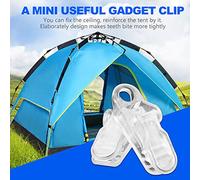 SUNGOOYUE Tents Clip Gancing da Sole da Tenda Morsetto Tiro a Portata di Campo da Esterno da 20 Pacchetto