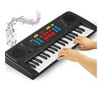 SUNGOOYUE Toyboard per Elettrico 37Key USB per Microfono, Materiale Sicuro, qualità del Suono HD, Grandi Cose per lo Sviluppo della Coordinazione e Dell'immaginazione degli Occhi Manuali