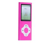 SUNGOOYUE Ultra Slim Hifi MP3 MP4 Player da 1,8 Pollici Schermo di Memoria da 16 GB per Intrattenimento di Studio, Supporta Fino a 128 GB, Design Leggero (Viola rosa)
