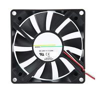 SUNGOOYUE Ventola di Raffreddamento PC da 80 Mm, 12 V, 4800 Giri/min, Doppio Cuscinetto a Sfera, 80 X X 15 Mm, Materiale ABS, Connettore a 3 Pin per Case del Computer