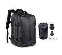 SUNGOOYUE Zaino da Viaggio per Laptop, da 36 a 55 Litri Sottile e Robusto Zaino a Compressione Sottovuoto Borsa per Computer Espandibile con Chiusura Antifurto per Separazione Asciutto e