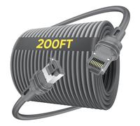 SUNGUY 60M Starlink Gen 3 Cavo Starlink Standard Generation 3, cavo di prolunga di ricambio impermeabile Starlink, accessori satellitari Star Link Standard V3 (200FT/60M)