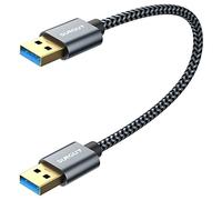 SUNGUY Cavo USB 3.0 Maschio A a A 0,3 m, 5Gbps per Raffreddamento PC Portatile, Dischi Rigidi, Computer, Lettore Blu-Ray, DVD