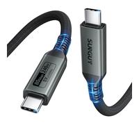 SUNGUY Cavo USB 80 Gbps 1M, 240 W PD3.1 USB4 per trasferimento dati ad alta velocità Tipo C Cavo di ricarica rapida, display 8K@60Hz, cavo video monitor USBC Compatibile con Thunderbolt 5/4/3
