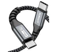 SUNGUY Cavo USB C a Micro USB Kabel 0.3M, Carica Dispositivi Micro USB, Cavo dati Cavo di Ricarica Compatibile con MacBook (Pro), Galaxy S20/S9/S9+/S10, Moto Z/Z2-Grigio
