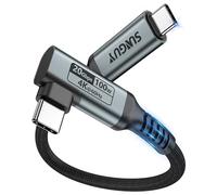 SUNGUY Cavo USB C a USB C, 0.5M 20Gbps 100W Cavo USB Type C Ricarica Rapida, 4K@60Hz Video Cavo USB Type-C per Android Auto,Laptop Mobile Phone, Monitor, SSD,MacBook Pro