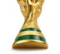 SUNIBAO Replica Trofeo Coppa del Mondo Calcio, Stile Coppa Hercules, Premio Campione in Resina, Souvenir da Collezione per Tifosi, Ufficio Bar Vetrina,27cm