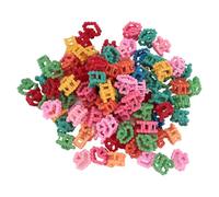 Sunicon 100PCS Mini fermagli per capelli piccoli fermagli per capelli colorati carini morsetti accessori per capelli per ragazze e donne