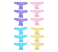 Sunicon 12 pezzi clip per salone a farfalla, fermagli per capelli sezione artiglio morsetti strumento per parrucchiere per styling, sezionamento, taglio, colorazione fermagli per (Colorful hair clips)