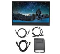 Sunicon 13.3Portable USB Type C Monitor Touchscreen,1080P FHD, IPS, External Screen with Premium Smart Cover Dual Speakers for Switch,Laptop,PC,Phone,Mac,Laptop